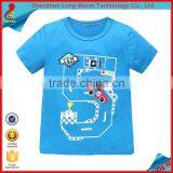 50LF# O-neck Short Sleeve Soft Cotton Round Neck Blank T-shirt Polo Shirts Baby Clothes thumbnail-3