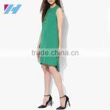 YIHAO Fashion Apparel Wholesale Sleeveless Chiffon Casual One Piece Dress Ladies Short Dress thumbnail-2