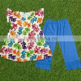 2016 Children's Remake Outfit Fall Clothing Children Ruffle Autumn Clothes Sets Boutique Clothing thumbnail-2