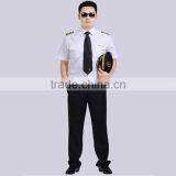OEM Service Supply Type Good Quality Cheap Pilot Uniform Airline Shirt thumbnail-3