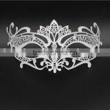 4 Colors Metal Italy Venetian Mask Masquerade Diamante Rhinestones Ribbon Tie thumbnail-3
