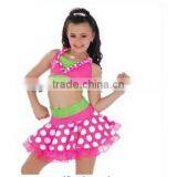 2014- -girl Team Dot Dance Jazz Costume - Dashing Women Cool Jazzdance Skirt Wear -child&adult Kid Cool Dance Skirt thumbnail-1