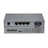 RJ45 Managed Fiber Optic Switches Support Port Security , Broadcast Storm Control thumbnail-1