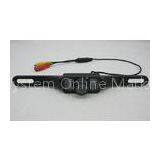 Plastic Universal License Plate Backup Camera With Distance Line , Car Reverse Camera