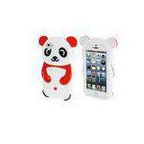 Cute Silicone Cell Phone Case Shockproof / IPhone 5 3D Panda Silicone Case