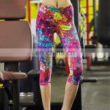 Fashion Design Custom Polyester Active Wear Yoga Pants For Lady thumbnail-5