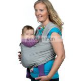 2016 popular baby gifts baby wrap sling with best quality grey color