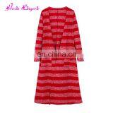 2017 Latest Fashion Red Long Kintting Cardigan Women Tops thumbnail-1