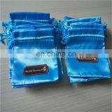 Large Light Blue Satin Hair Extension Packaging Bag Wholesales thumbnail-3