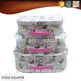 High Quality Beauty Flower Suitcase Box With Metal Lock