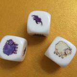 Wholease Heat Printing D4,D6,D8,D10 Kinds of Plastic Acrylic Dice/board Game Dice thumbnail-4