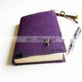 Fashionable Design School Notebook Planner Felt Fabric Book Cover With Strap for Notebook thumbnail-3