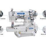 MC 600-01D DIRECT DRIVE HIGH-SPEED CYLINDER-BED INTERLOCK SEWING MACHINE thumbnail-2