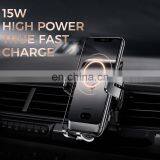 Joyroom Infrared Induction Wireless Charger QI Fast Charging Car Holder Phone Holder thumbnail-4