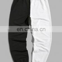 Wholesale Custom LOGO Amazon Plus Size Casual Sports Sweatshirt Trousers Asymmetric Jogger Sweatpants thumbnail-5