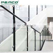 New Design Exterior Black Terrace Baluster Balustrade Ss Inox Modern Deck Railing thumbnail-3