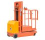 Full Electric Aerial Order Picker Low Profile Hydraulic Self Propelled Order Picker Cargo Lifting Work Positioner