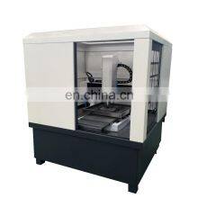 2019 Hot Sale Heavy Type Metal Milling Machine 6060 Cnc Mould Router in Enclosure thumbnail-1