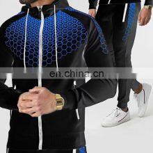 2022 New Fashion 100% Polyester Brand Custom High Quality Wholesale Men TRACKSUIT thumbnail-5