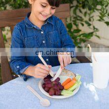 Eco Friendly Disposable Wooden Restaurant Bamboo Spoon Knife Fork Disposable Set Biodegradable Wooden Cutlery Set thumbnail-5