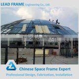 Large Span Steel Space Frame Glass Roof Dome