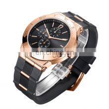 Wholesale Oem Gold Plated Stainless Steel Back Classic Multifunction Cheap Hand Mens Fashion Watch thumbnail-5