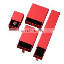 Wholesale Custom Printing Logo Luxury Storage Small Slide Drawer Cardboard Ribbon Gift Jewelry Packaging Paper Boxes