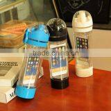 Clear Plastic Water Bottles With Iphone Stand thumbnail-3