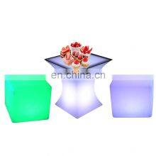 Cube Light 16 Colors Rechargeable Led Chair Counter Stool Led Cube Seat Lighting Glow Bar thumbnail-1