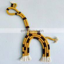 Hot Sale Macrame The Giraffe Bow Wall Decor, Boho Nursery Baby Room Best Price Vietnam Supplier thumbnail-2