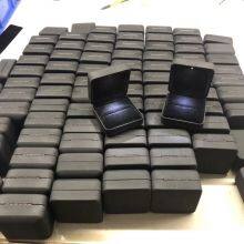 Customization Velvet Plush Luxury Jewelry Box With PU or Same Velvet Outside Plus Inner Light thumbnail-5