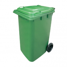 Wheeled Dustbin for Waste Management – 180L, Heavy-Duty Polyethylene & Lockable Lid thumbnail-1