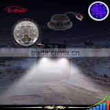 7 Inch Round Halo Headlights Led LED Sealed Beam High/low Halo Ring for Jeep Headlight thumbnail-4