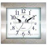 Rectangle Shape Plastic Quartz Wall Clock