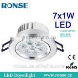 Ronse Factory Direct-selling Top Quality 7*1W Aluminum LED Ceiling Light(RS-2041(C)