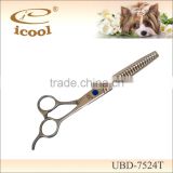 ICOOL UBD-7524T professional high quality pet thinning scissors