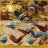China Hand Blown Glass Chandelier Decoration & Color Glazed Chandelier for Hotel Lobby thumbnail-6