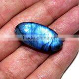SUPERB QUALITY Natural Blue Flash Fire Labradorite Cabochon Oval Shape 17X35MM Approx Good Quality On Whole Sale Price thumbnail-1