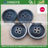 Sedex Audited Factory 2 Pillar Burnt Rim 4 Holes Fire Proof Urea Button, Urea Button for Suit thumbnail-1