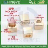 Black Metal Square Cord End Wholesale thumbnail-2