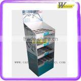 Corrugated Paper Floor Shelf Supermarket Promotion Display