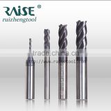 zhangjiagang Raise Straight shank tungsten carbide square end mill for cnc metal cutting
