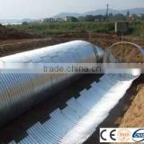 10 foot diameter corrugated pipe for dranage culvert briage