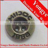 4 holes metal button