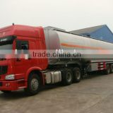 Howo 38800 Liter fuel tanker transport truck semi trailer for sale