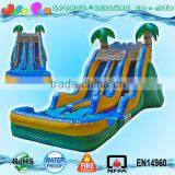 Dual Lanes Jungle Buy Inflatable Big Water Slides for Sale Splash Pool Supplier's Choice