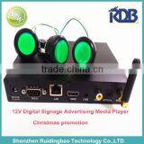 RDB 12V Digital Signage Media Player/ Digital Audio Player Flac for Christmas Promotion DS009-120