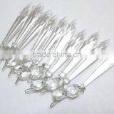 38mm Crystal U-drop Icicle Drop With 14mm Octagon Crystal Beads thumbnail-3