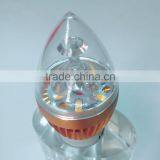 && Acrylic Candle Light Bulbs, Diamond 4W 220V E14 Bass ,high Light (5W /3W) thumbnail-5