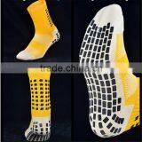 Top Quality Anti Slip Soccer Socks Cotton Grid Style Team Sports Football Socks Anti Slip Grip Custom Logo Cheap Trampoline Sock Quality Choice thumbnail-4